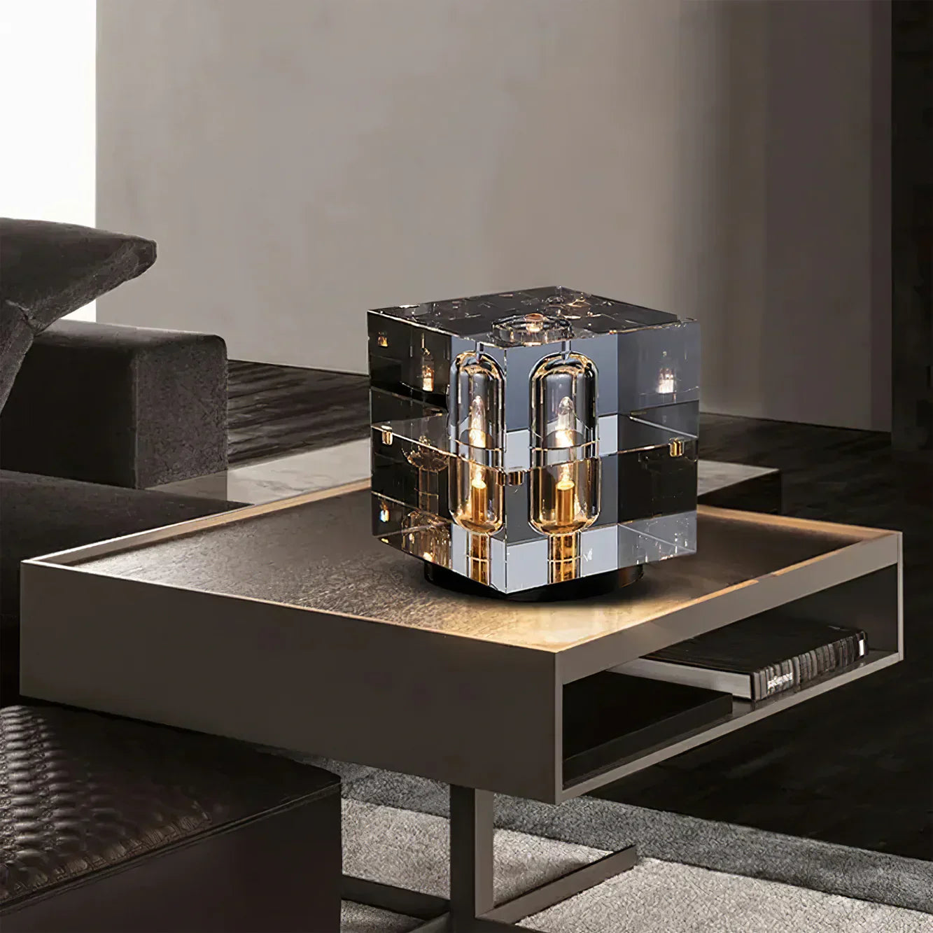Migz – Lampe de table en cristal américaine