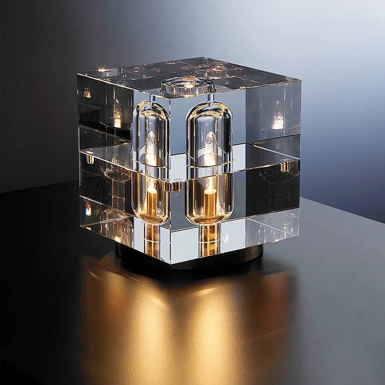 Migz – Lampe de table en cristal américaine