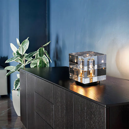 Migz – Lampe de table en cristal américaine