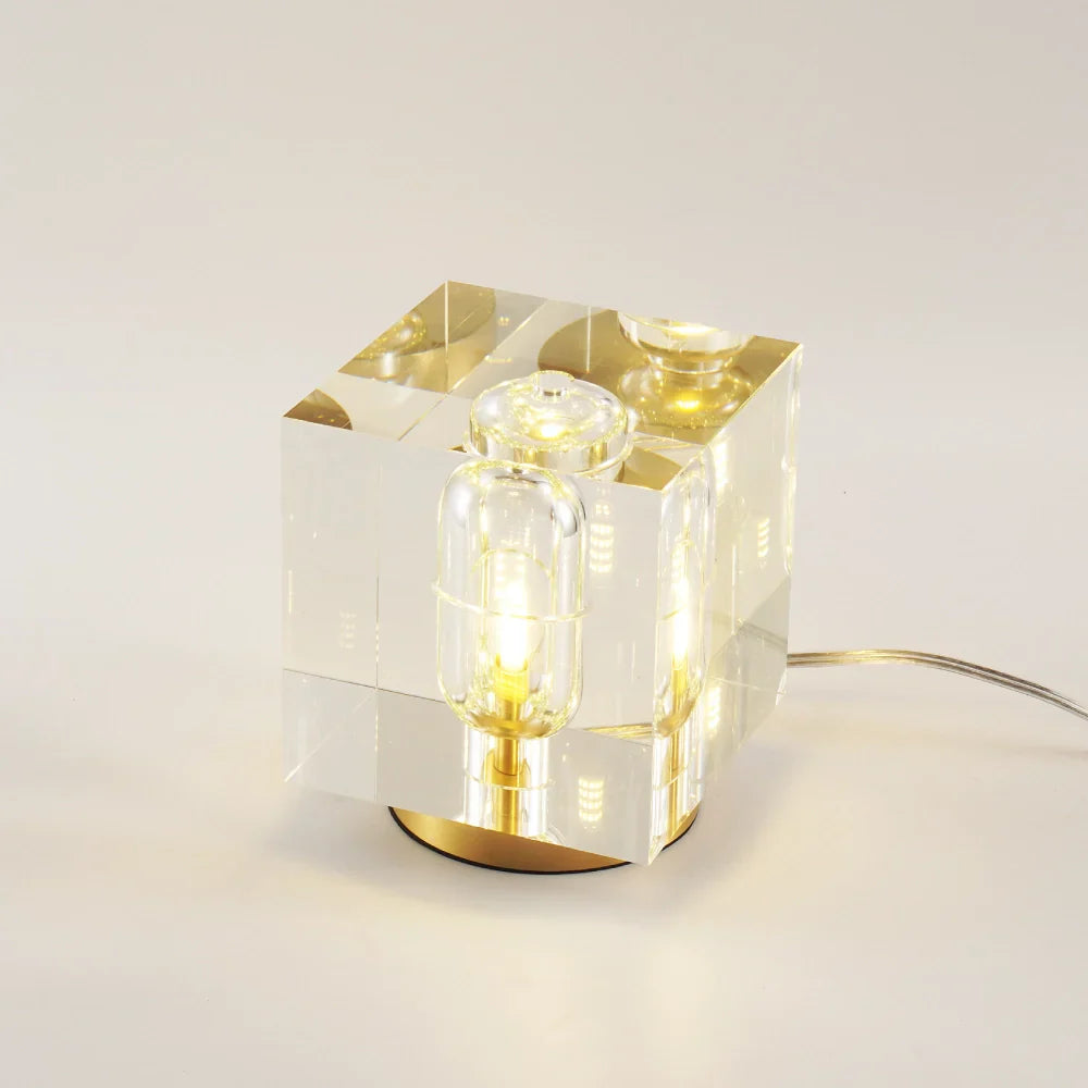 Migz – Lampe de table en cristal américaine