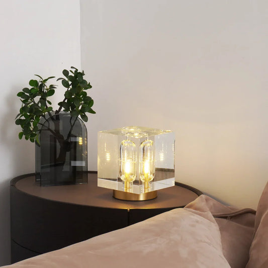 Migz – Lampe de table en cristal américaine