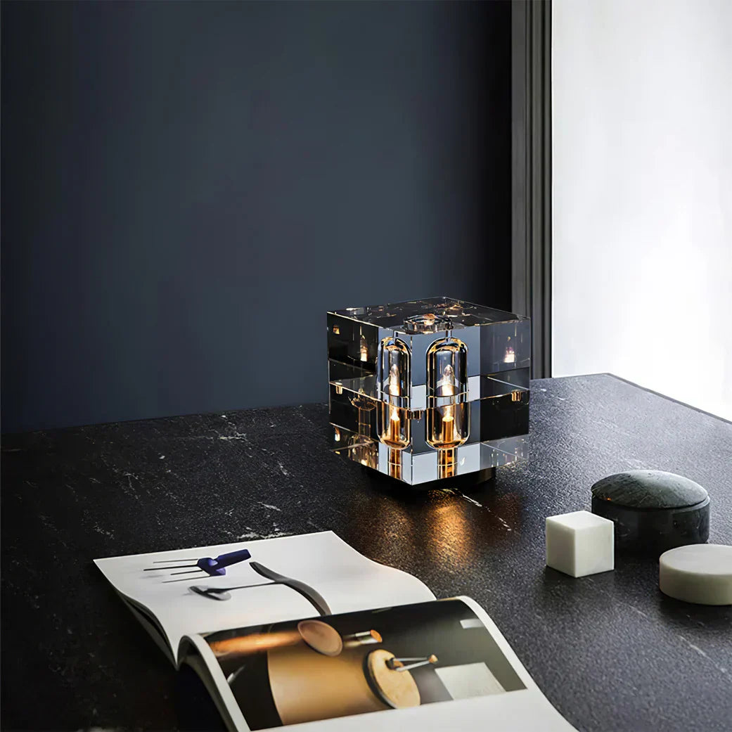 Migz – Lampe de table en cristal américaine