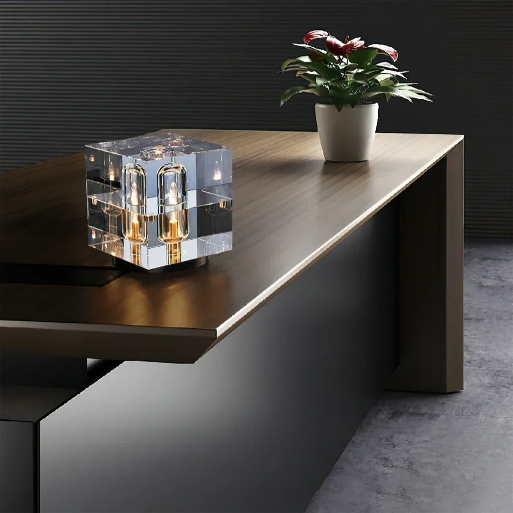 Migz – Lampe de table en cristal américaine