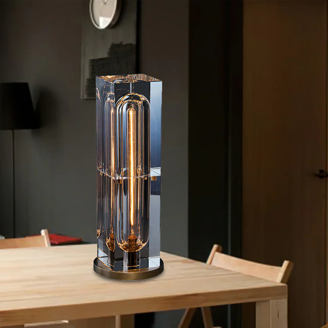 Migz – Lampe de table en cristal américaine