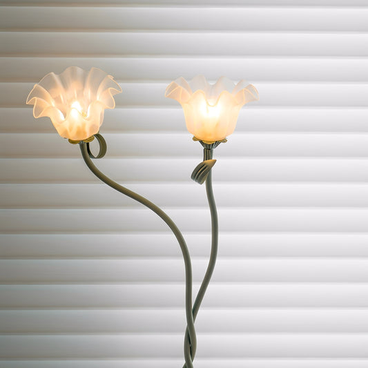 Sara – Lampe sur pied crème