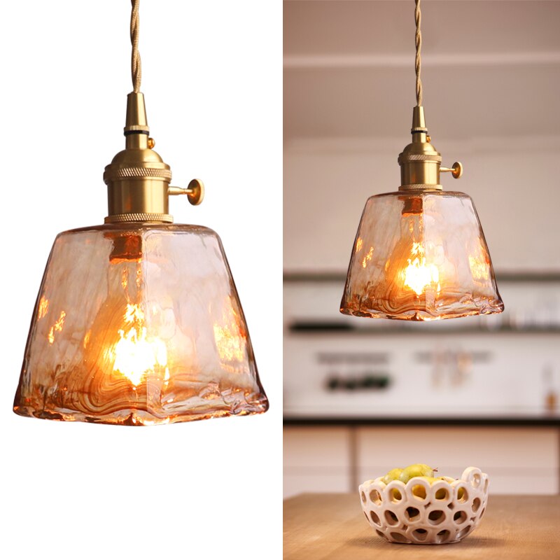 Amika – Suspension moderne en laiton