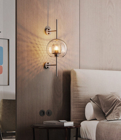 Thatcher - Applique murale moderne avec design lumineux en nid d'abeille