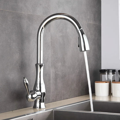 Lukas – Robinet de cuisine rotatif et extensible