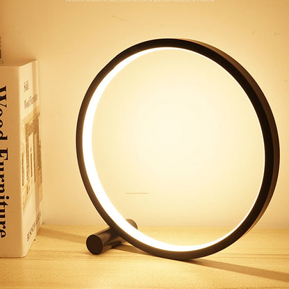 Kira – Lampe de table moderne en acrylique à lumière ronde