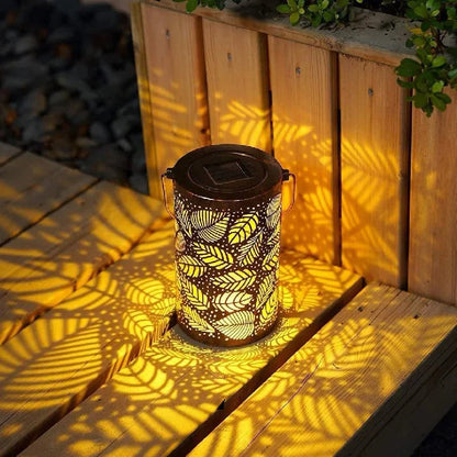 Sharon – Lanterne solaire avec projection de feuilles