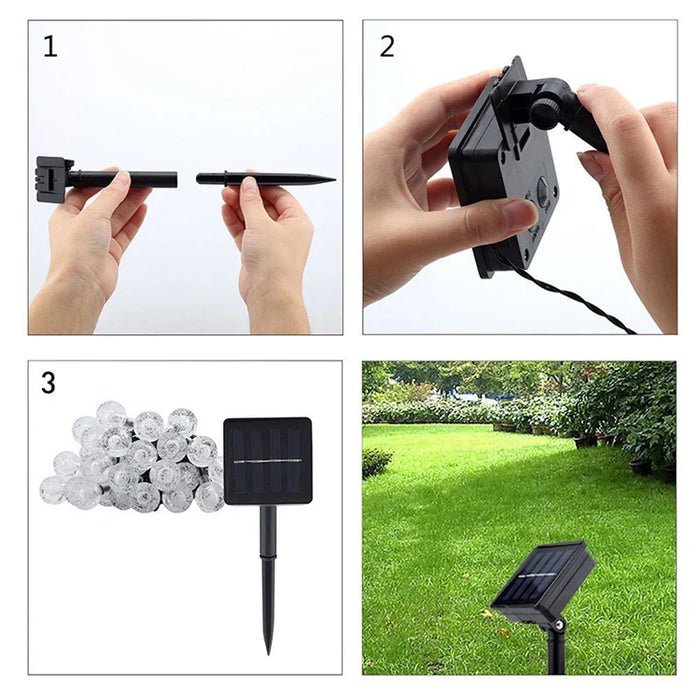 Aki – Lanterne LED solaire pour Noël