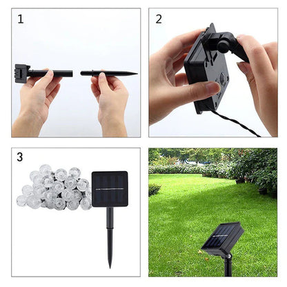 Aki – Lanterne LED solaire pour Noël