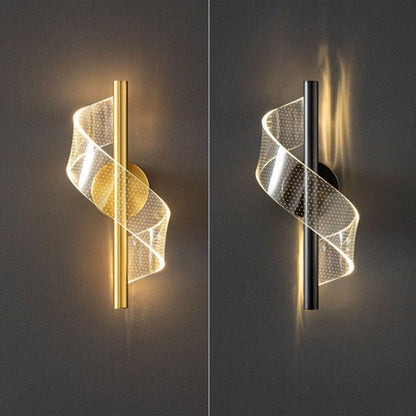 CristalMur – Applique murale élégante avec cristaux suspendus