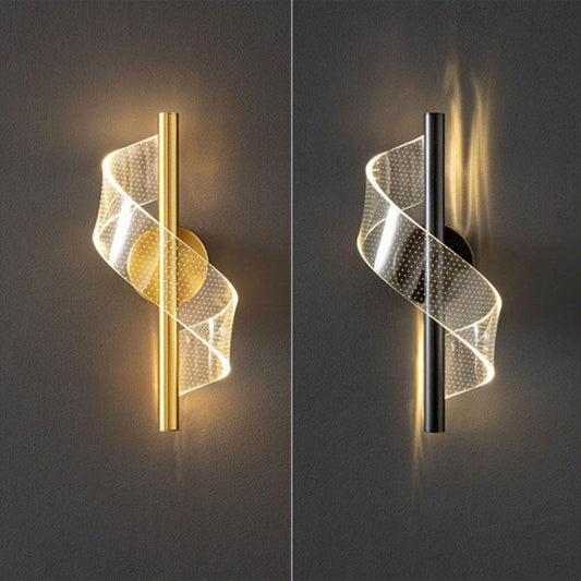 CristalMur – Applique murale élégante avec cristaux suspendus