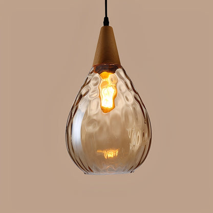 Roland – Lampe Suspendue en Verre Américain
