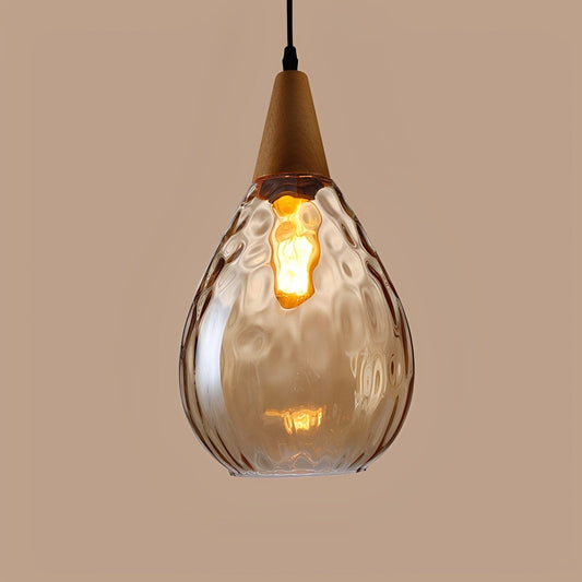 Roland – Lampe Suspendue en Verre Américain