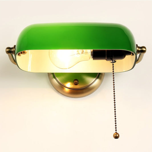 Noriel – Moderne Vert-Vintage Banker Applique Murale