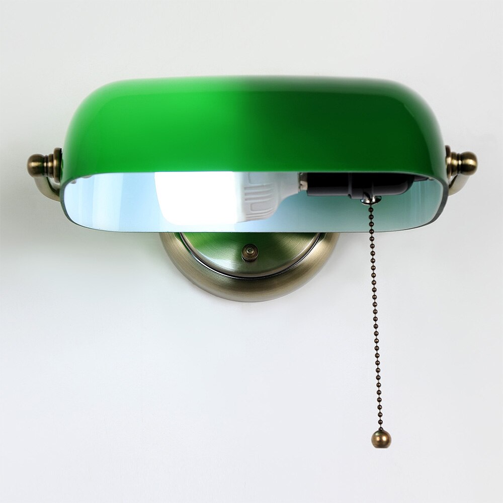 Noriel – Moderne Vert-Vintage Banker Applique Murale