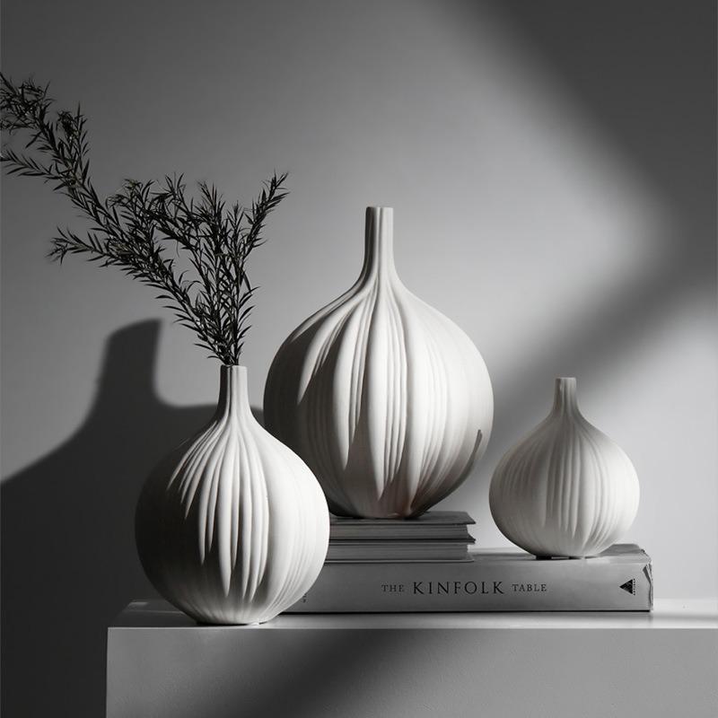 Erwan – Vase en céramique légèrement luxueuse