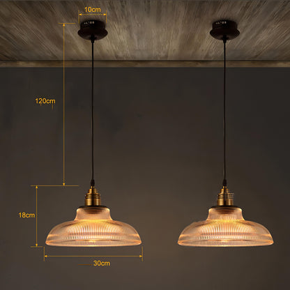 Jakai – Suspension en verre vintage