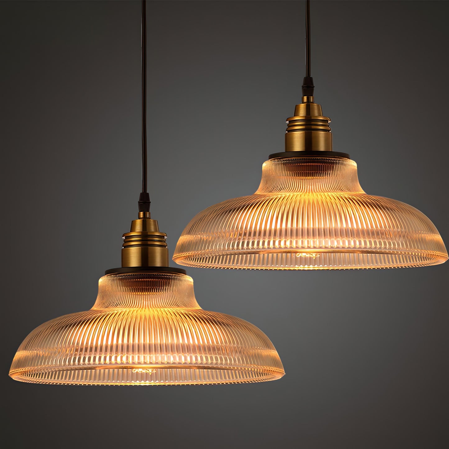 Jakai – Suspension en verre vintage