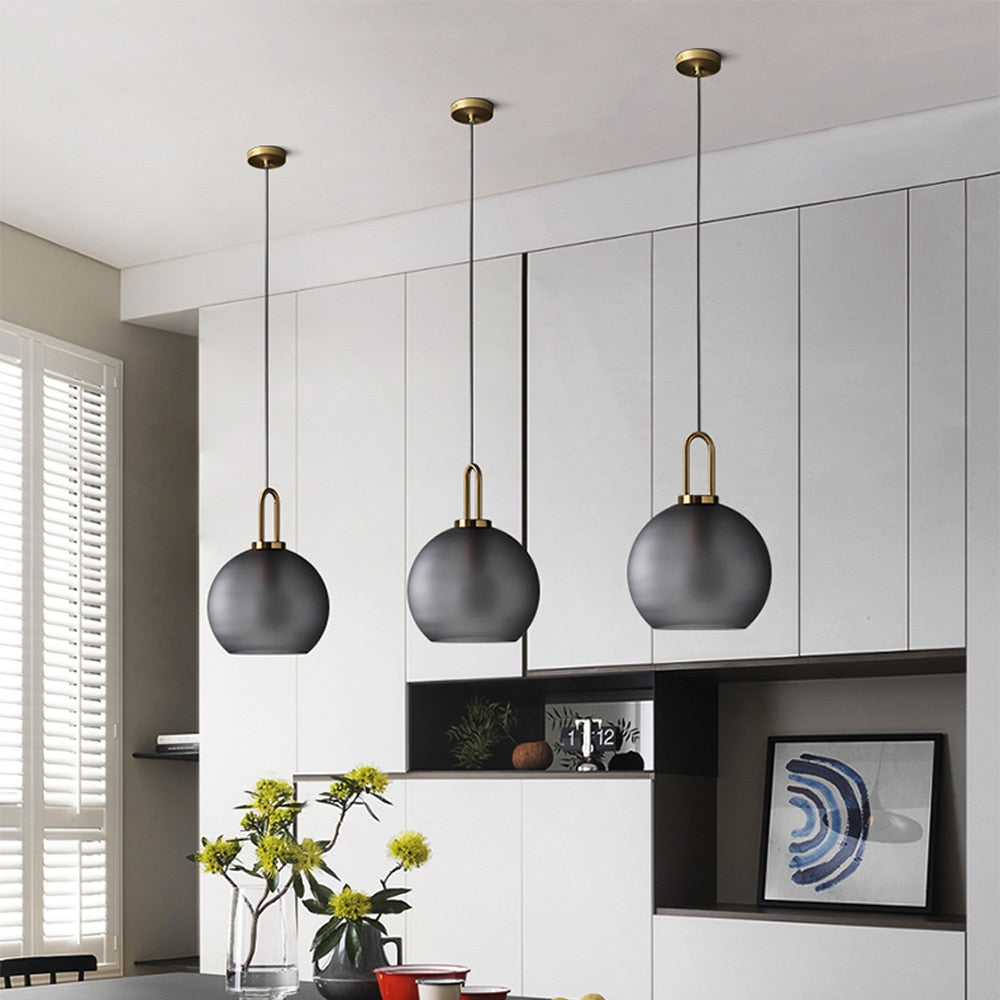 Yoroi – Boule & Cylindre Suspension en Verre