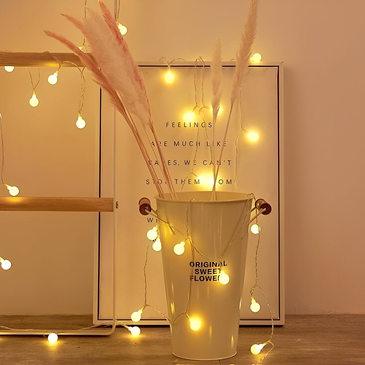 Zahara – Guirlande LED avec lumière blanc chaud