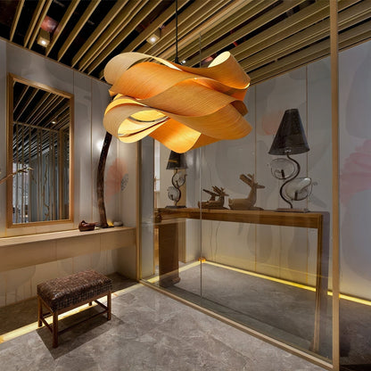 Hiro – Lampe de table simple en bois