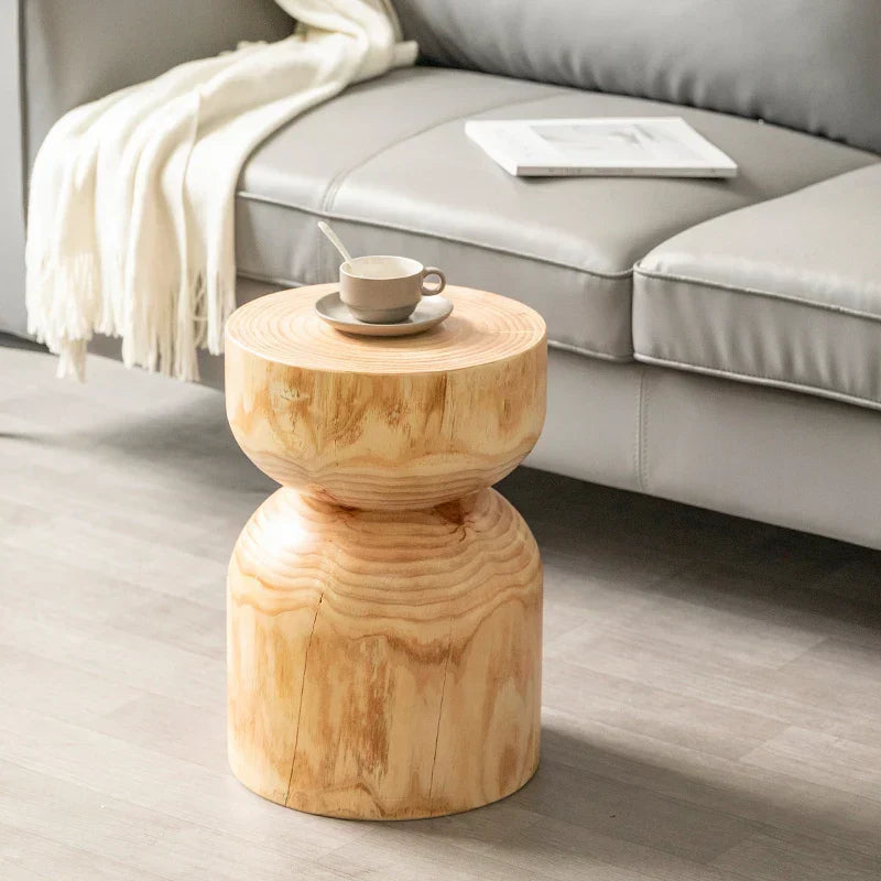 Emil – Table d'appoint robuste en bois de pin