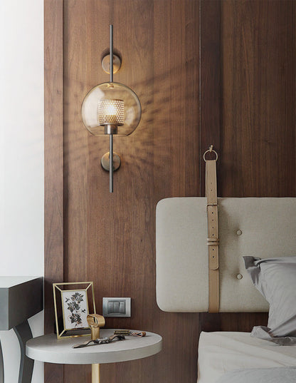 Thatcher - Applique murale moderne avec design lumineux en nid d'abeille