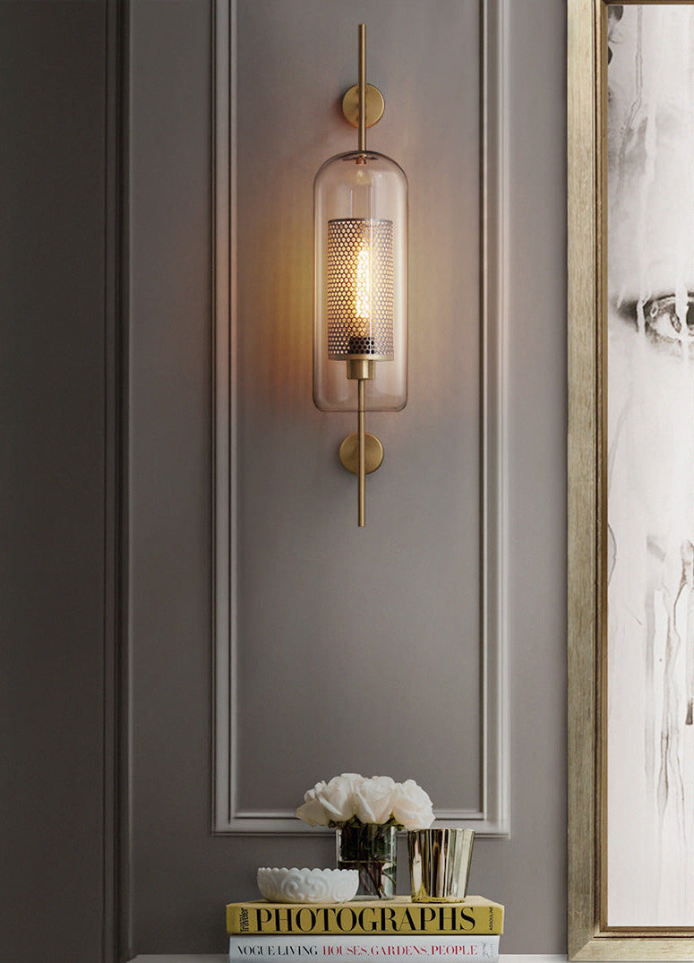 Thatcher - Applique murale moderne avec design lumineux en nid d'abeille