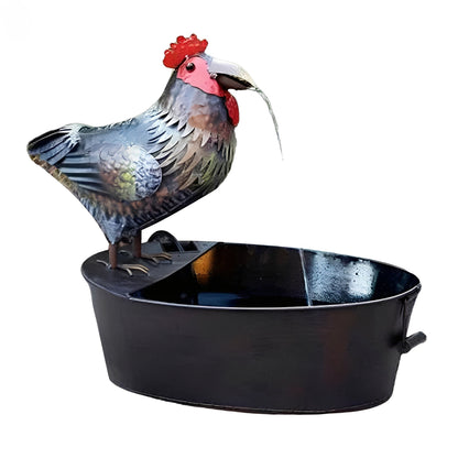 Taviano – Décoration rustique de fontaine de jardin en résine