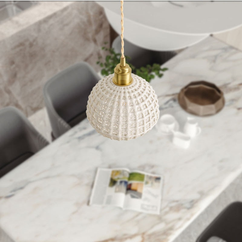 Elinor – Lampe suspendue en cuivre scandinave