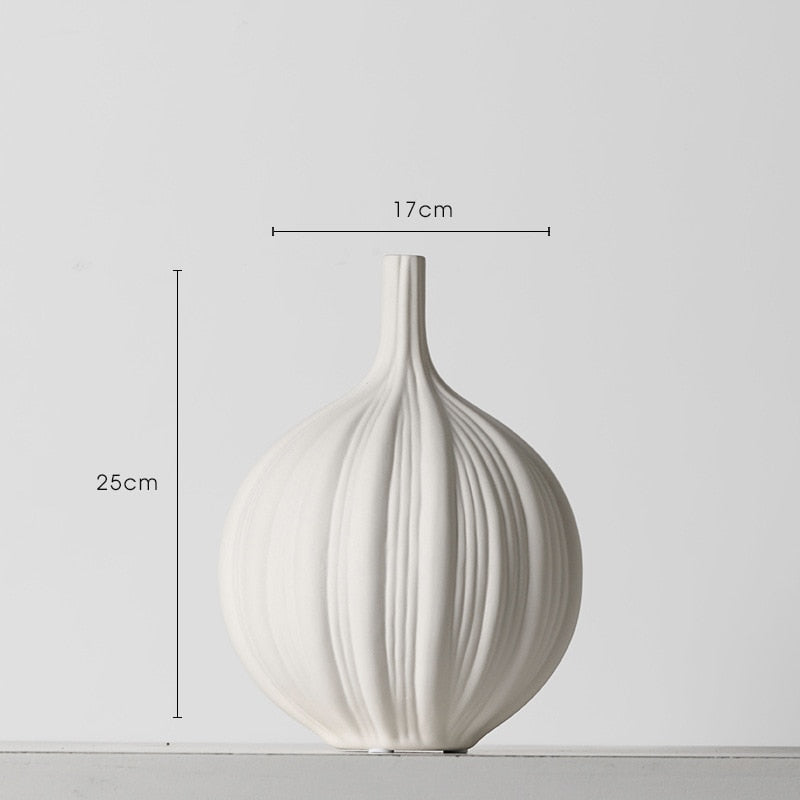 Erwan – Vase en céramique légèrement luxueuse