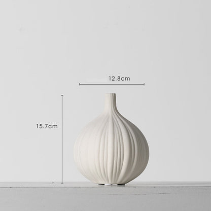 Erwan – Vase en céramique légèrement luxueuse