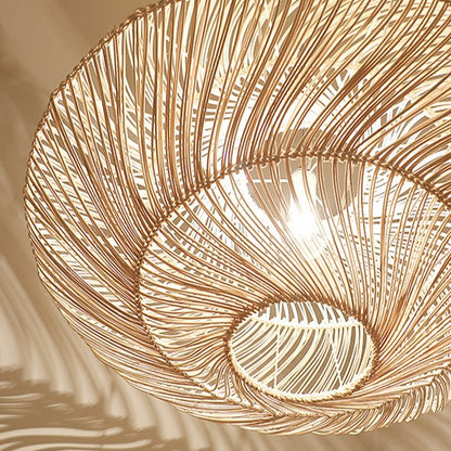 Radiar – Lampe Suspendue Vintage en Rattan