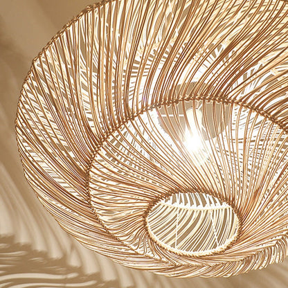 Rotana – Lampe suspendue vintage en rattan