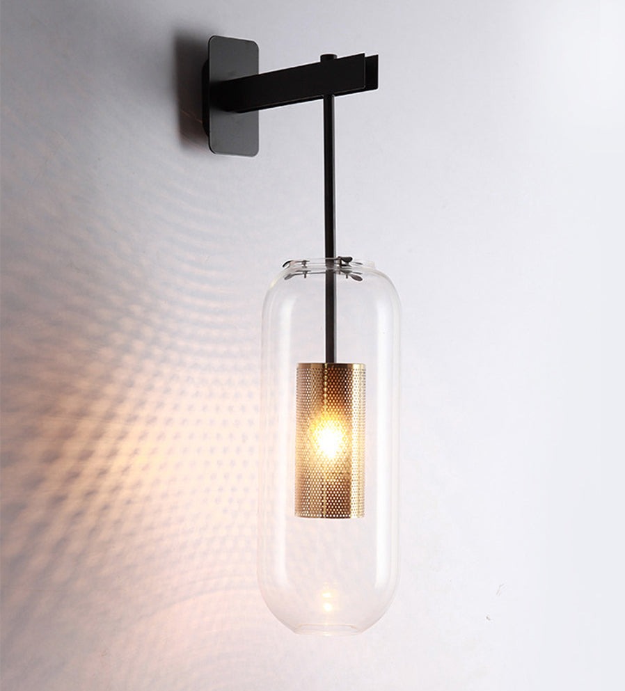 Otis - Applique murale contemporaine en verre