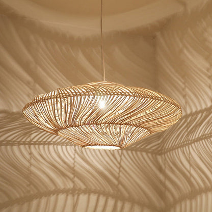 Rotana – Lampe suspendue vintage en rattan