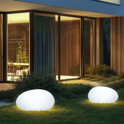 Nele – Lampe de jardin LED au design pierre
