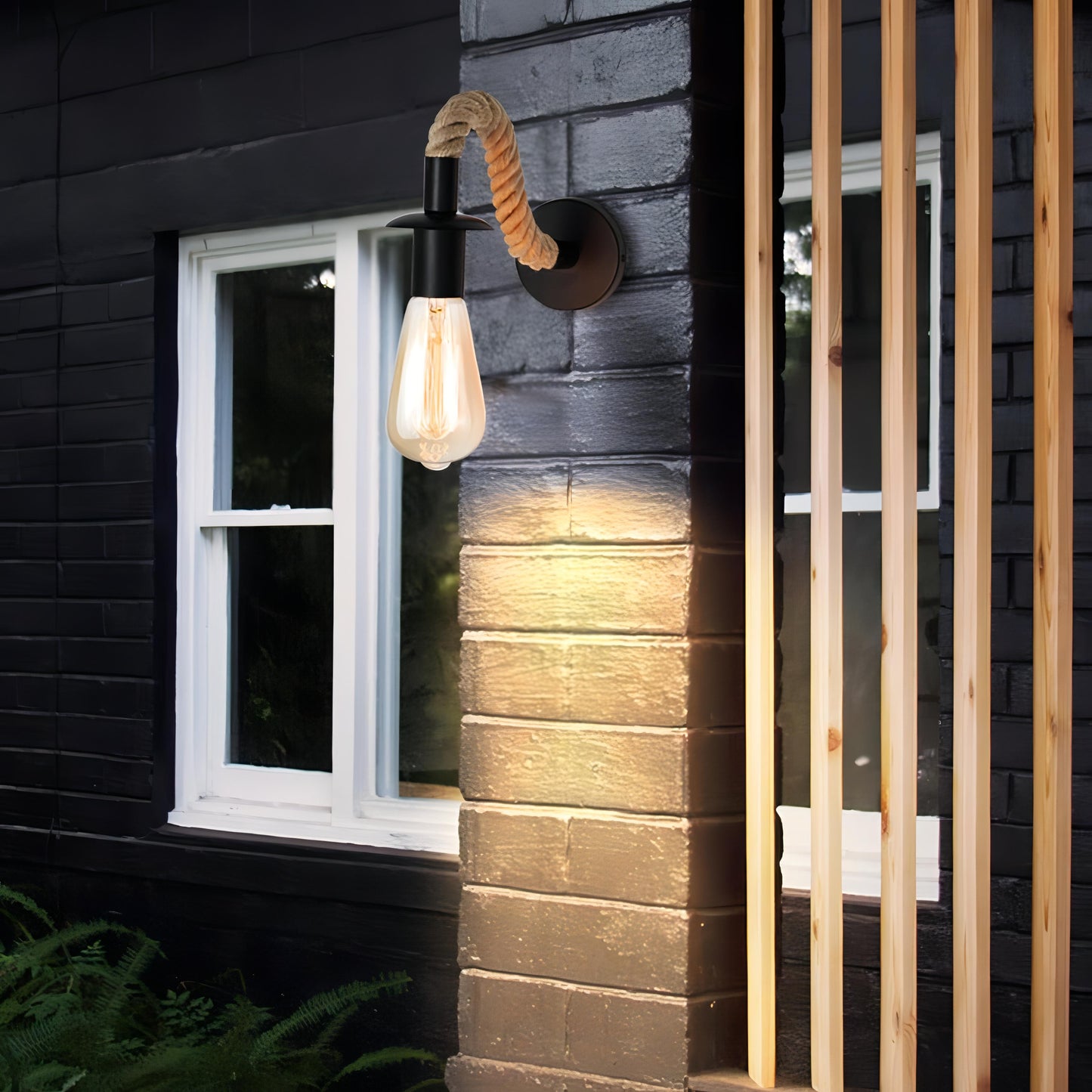 Riven – Applique rétro en fer forgé