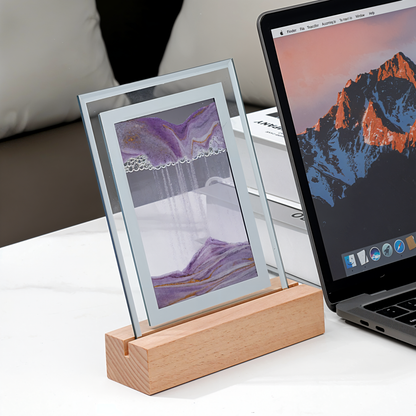 3DFlow - Veilleuse cadre créatif avec sable mouvant décoratif