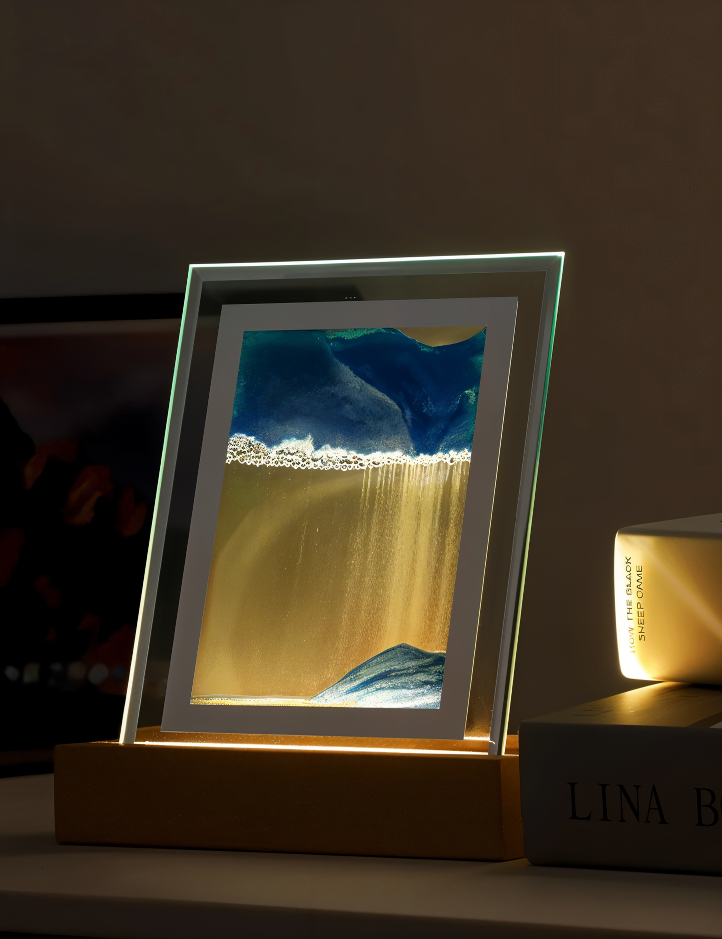 Sienne – Image de sable-lumière