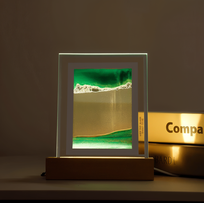Sienne – Image de sable-lumière