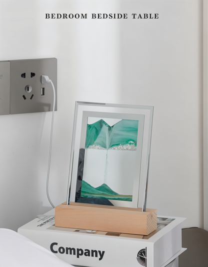 3DFlow - Veilleuse cadre créatif avec sable mouvant décoratif