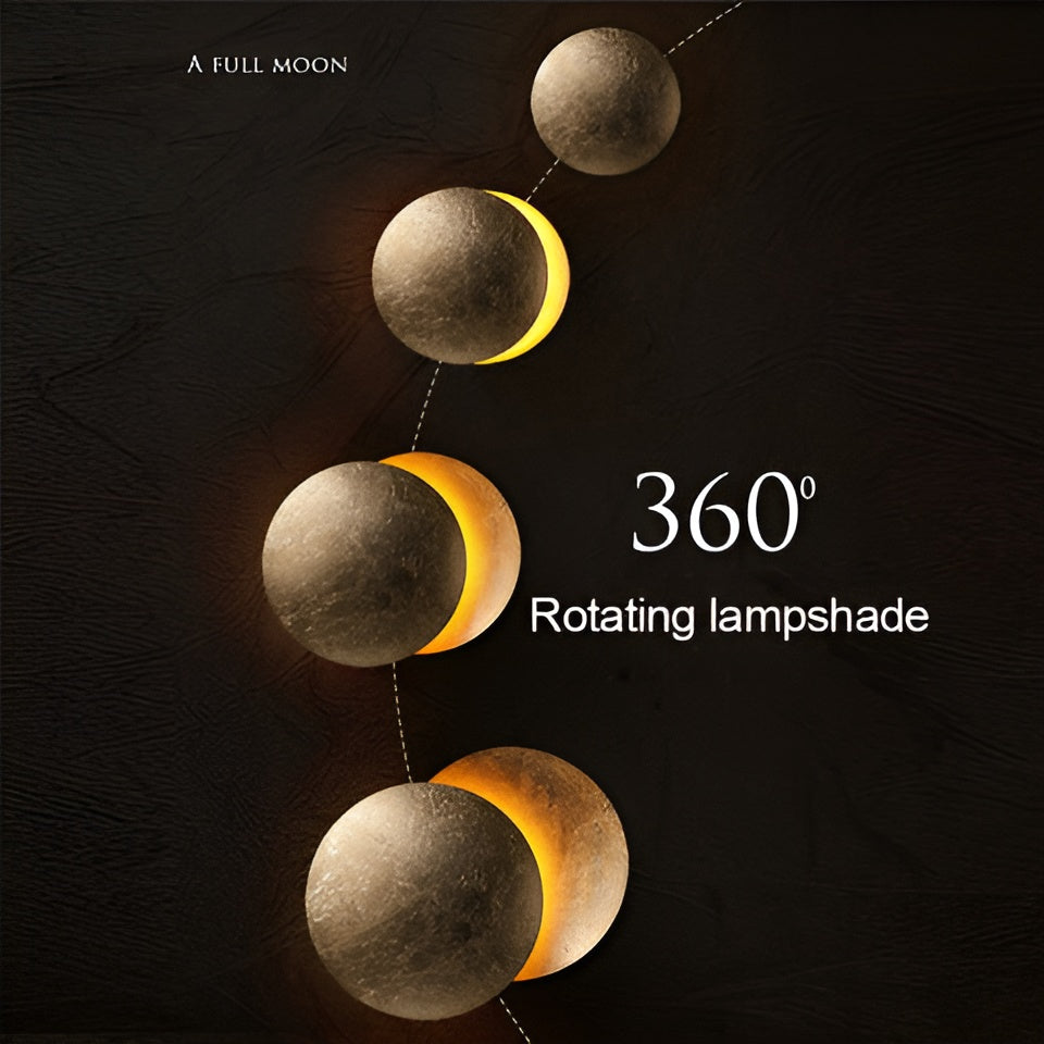 Halo Lunaire – Applique LED pivotante au style zen