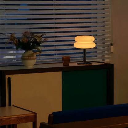 VerreLumi – Lampe de table en verre teinté design