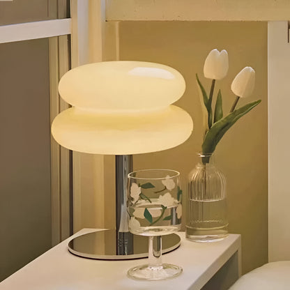 VerreLumi – Lampe de table en verre teinté design