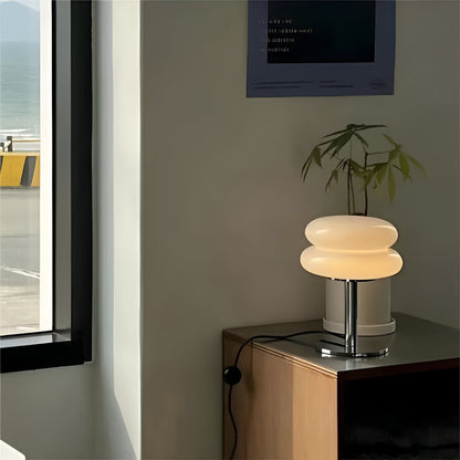 VerreLumi – Lampe de table en verre teinté design