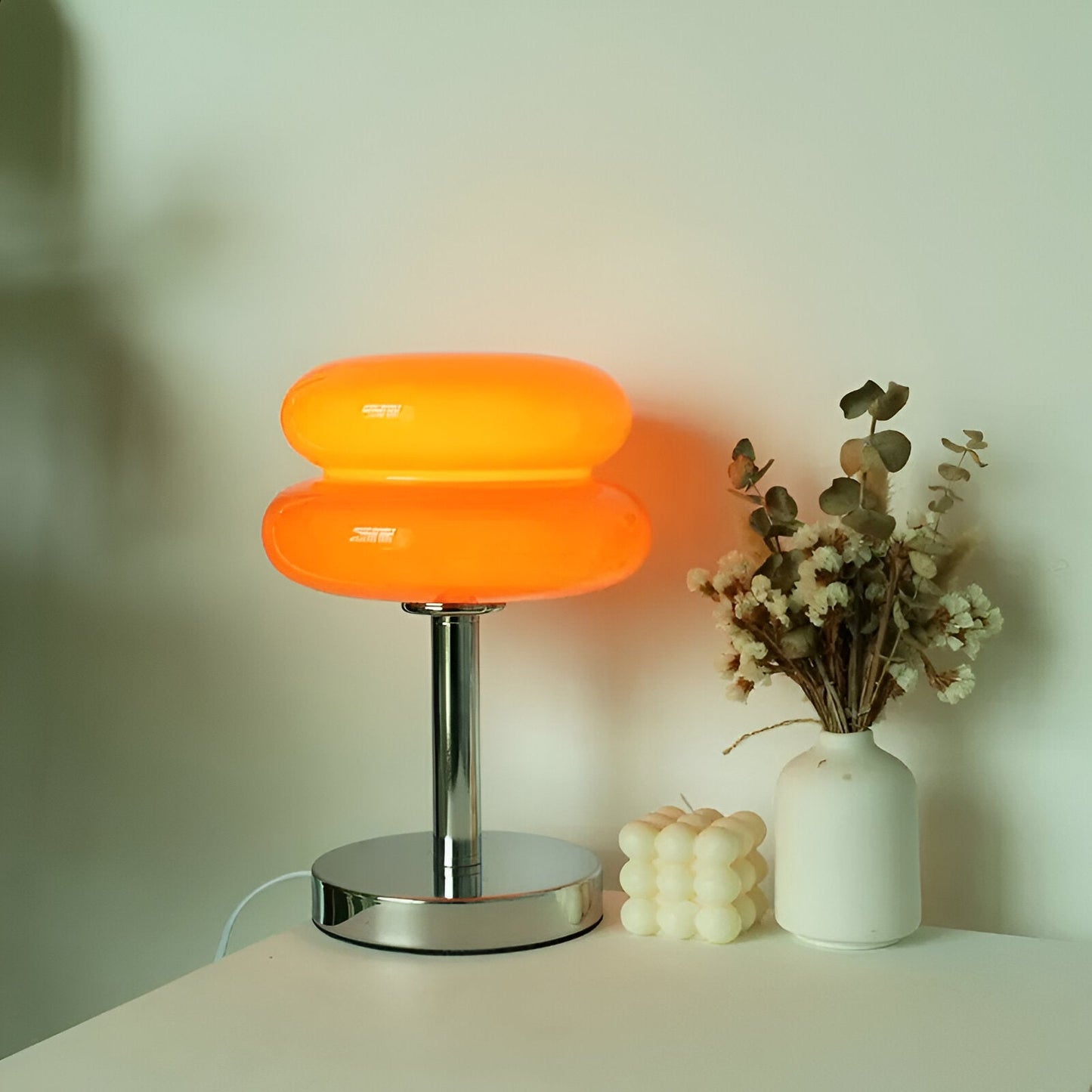 VerreLumi – Lampe de table en verre teinté design